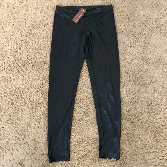 🔥NEW WET LEATHER LEGGINGS ANKLE ZIP🔥 - Picture 5 of 7